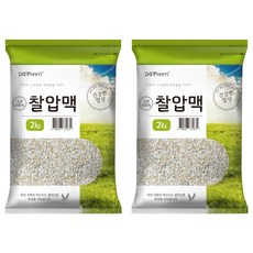 DGFARM 韓國產糯麥, 2kg, 2個