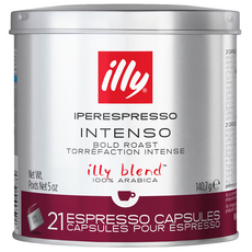 illy 意利咖啡 咖啡膠囊 深烘培 ILLY-8844, 6.7g, 21顆, 1罐
