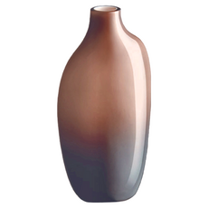KINTO SACCO 玻璃造型花瓶 03, 棕色