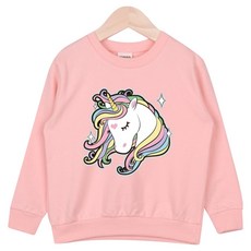 nykids 兒童款害羞獨角獸z大學T恤