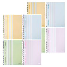 Tamsaa 數學雙色錯題練習線圈筆記本, 混色, 8個