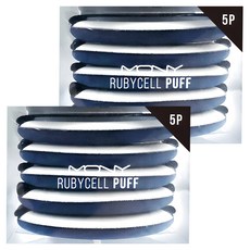 맥퀸뉴욕 루비셀퍼프 5P 세트, 혼합색상, 2세트