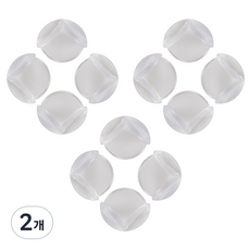 DAILYSHARE 圓角防撞護角 12入, 2個, 透明