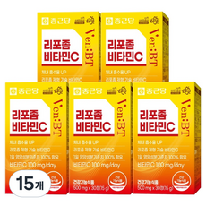 종근당 벤비티 리포좀 비타민C 15g, 15개, 30정