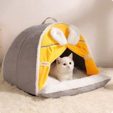 DING DONG PET 寵物兔兔圓頂帳篷屋, 混合顏色, 1個