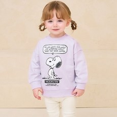 milkmile 兒童款 Peanuts 史努比大學T恤