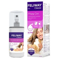 FELIWAY 費利威噴劑 舒緩貓咪情緒 環境適應好幫手, 60ml, 減少壓力及降低貓咪間的衝突, 1個