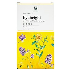 JuST HERB 香草集 金盞明采茶, 30入, 無咖啡因, 無添加人工香料, 2g, 30包, 1盒