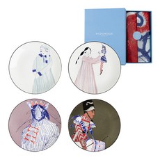웨지우드 넛크래커 접시 4종 세트 20cm, 1세트, 접시 4p, 혼합색상
