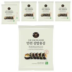 MANJUN 兩次烘烤韓式飯捲專用海苔, 25g, 6包