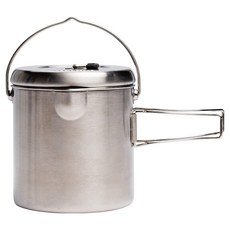 solo stove 不銹鋼鍋 鍋具組 15.5 x 14cm 354g 1.8L, 1個, 銀色
