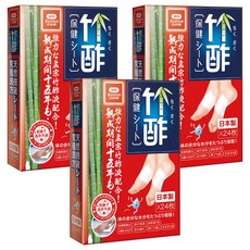 Sunlus 三樂事 日本竹酢貼布 舒緩疲勞 排除濕氣 促進循環, 24片, 3盒