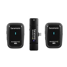 Saramonic 楓笛 Blink500 ProX Q4 一對二 2.4GHz無線麥克風系統,適用於iPhone/iPad, 1組