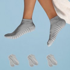 里圖 Airy Cool 運動休閒襪 夏季襪, 3個, 酷灰色