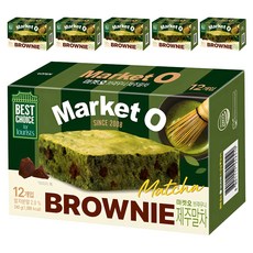 ORION 好麗友 Market O 香濃巧克力濟州抹茶布朗尼, 240g, 6個