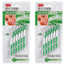 3M 護牙牙間刷 L型, 1mm, 12支, 2組