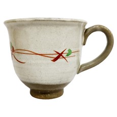 美濃燒 粉引山吹咖啡杯 日本製, 粉引山吹 灰色, 1個