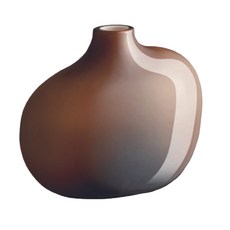 KINTO 玻璃造型花瓶, 棕色