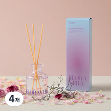 모던하우스 플로라베라 디퓨져, 라벤더, 카모마일, 4개, 120ml