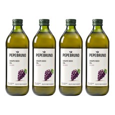페페브루노 포도씨유, 1L, 4개