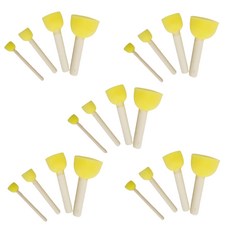 artsecret 藝術家的秘密 板畫專用海綿筆刷 4件組, 混色, 5組