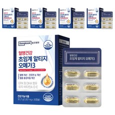 Dongkook 東國製藥 超臨界rTG Omega-3魚油膠囊, 30顆, 5個