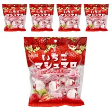 Chiao-E 巧益 草莓夾心棉花糖, 75g, 5袋