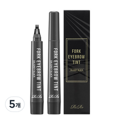 리르 포크 아이브로우 틴트 2g, 04그레이블랙, 5개