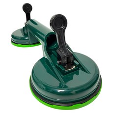 TRENY 大福 塑鋼 40kg強力玻璃吸盤, 1個, 綠色