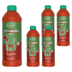 CEETOON 全效強力馬桶水管凝膠清潔劑 管道疏通劑 - 500ml, 5瓶