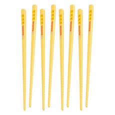 PiYOPiYO 黃色小鴨 兒童筷子, 1雙筷子, 黃色, 4組