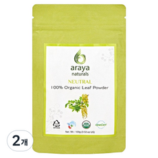 아라야 Naturals 헤나, 2개, 네추럴