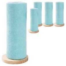 노크노크 뜯어쓰는 다회용 극세사 행주 민트 25 x 25 cm, 5개, 20개입