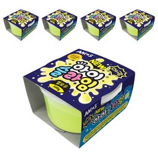 아모스 아이슬라임, 야광옐로우, 300g, 5개