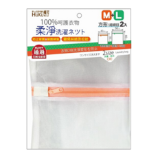 HUKUKU 福可 柔淨洗衣袋 2件組 中 + 大, 顏色隨機, 1組