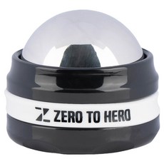 ZERO TO HERO 不鏽鋼按摩滾輪, 1個, 黑色