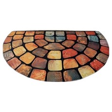 Misoroun 玄關地墊 半圓形, 石頭, 1個