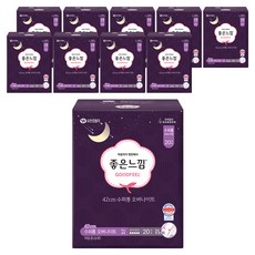 좋은느낌 오리지널 생리대 날개형, 슈퍼롱, 20개입, 10개