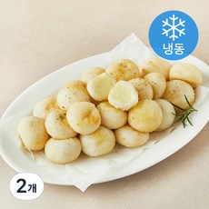 바른웰 우리쌀 쫀득 눈꽃치즈볼 34개입 (냉동), 1kg, 2개