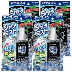 Hakugen 白元 衣物涼感噴霧EX, 薄荷, 100ml, 4瓶