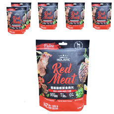 ABSOLUTE HOLISTIC 全齡犬 鮮食肉片, 放牧牛 + 放牧鹿 + 綠貽貝 + 牛磺酸, 100g, 6包