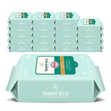 SMART ECO Moderato 嬰兒濕紙巾 補充包, 80張, 20個
