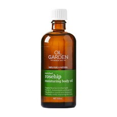 OiL GARDEN 澳悠園 有機純玫瑰果SPA基底油 100ml-有機植萃、深層滋潤、改善膚色不均, 1瓶