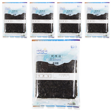 완도 새벽바다 파래김 100매입, 5개