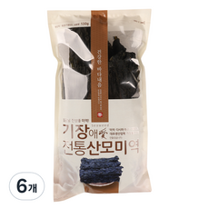 기장애 전통 산모미역, 130g, 6개