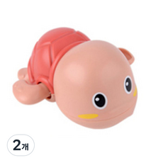 레츠토이 거북이 삼총사 목욕놀이완구, 레드, 2개