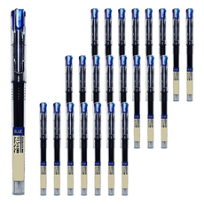 PENROTE 筆樂 915直液式針型鋼珠筆 藍色 - 書寫流暢 色彩鮮明, 24支