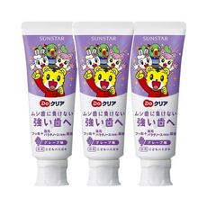 SUNSTAR 三詩達 Do 巧虎兒童牙膏 葡萄, 70g, 3條
