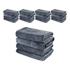 超細纖維毛巾 105g, 深灰色, 20個