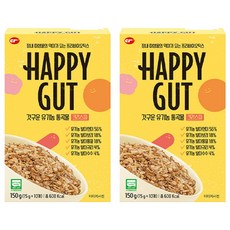 씨알로 해피갓 갓구운 유기농 통곡물 크리스피 시리얼, 150g, 2개